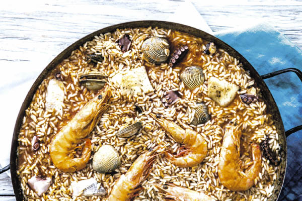 MARISCOS CON ARROZ