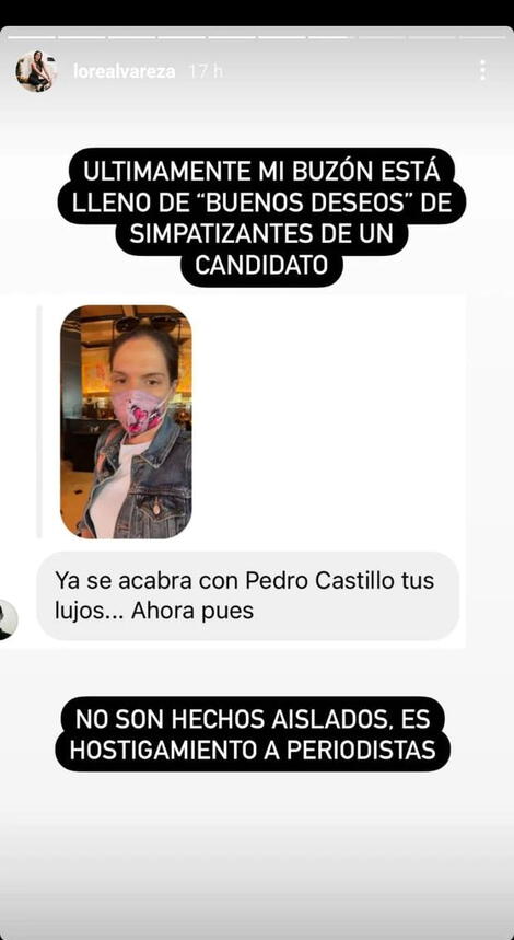 Lorena Álvarez Denuncia En Instagram “Últimamente Mi Buzón Está Lleno De ‘buenos Deseos’ De
