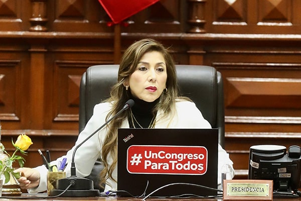 Lady Camones Es Elegida Presidenta Del Congreso