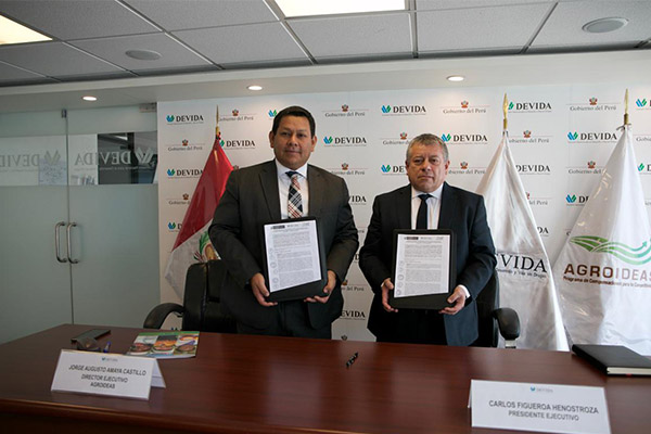 Devida Y Agroideas Firman Acuerdo Para Promover El Modelo Perú 9463