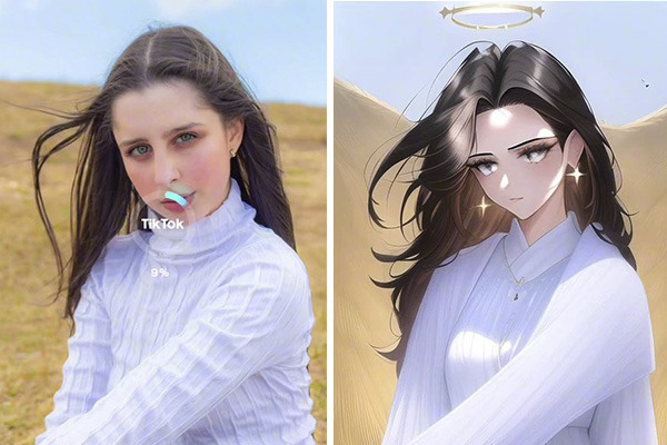 Tiktok Conoce El Filtro Viral Que Te Hace Lucir Como Un Anime 