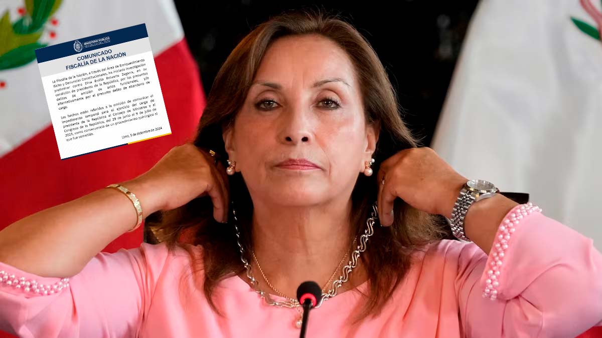 Fiscalía Abrió Investigación De Dina Boluarte Por Delito De Abandono De ...